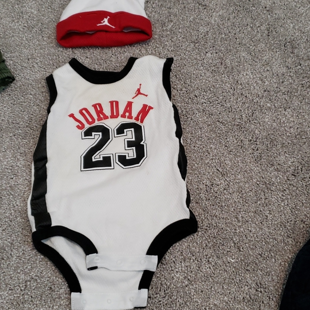 Michael Jordan onesie with hat